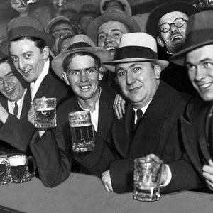 Prohibition Wall Art - Photo - Prohibition Ends - Bar Decor - Bar Cart Decor - Beer Gift - Craft Beer Gift - Home Brewing - Brewery - Capone