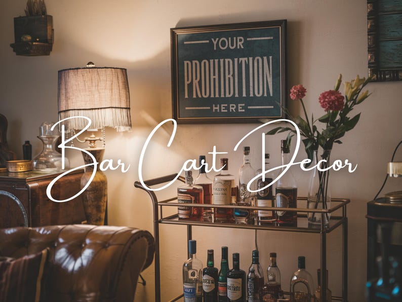 Vintage Guinness Beer Cart Photo: Speakeasy Bar Decor image 3