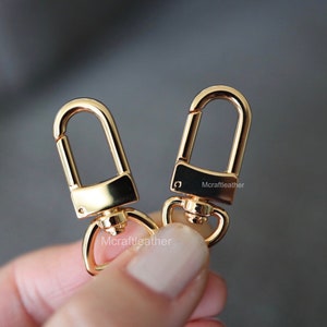 Mcraft clasps to use on luggage tag chain and 7mm 8mm 9mm 10mm 11mm 12mm 12.5mm vachetta/brown /black straps( No Return )