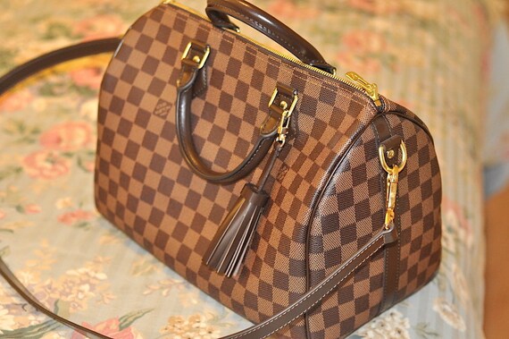 Encanto de bolso borla marrón hecho a mano Mcraft España