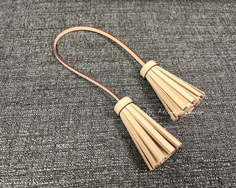 Buy Mcraft® Handmade Brown Leather Mini Tassel to Dress up Online in India  