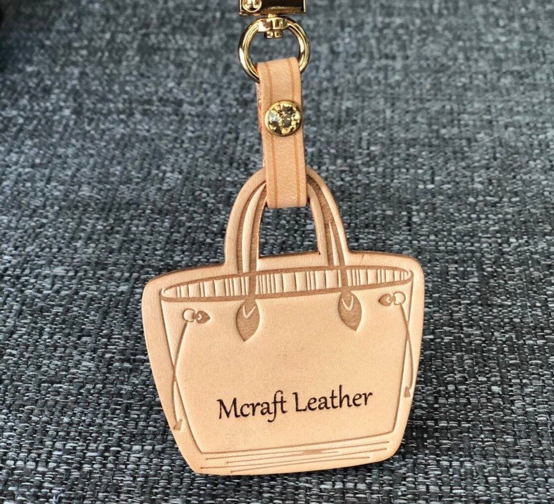 Mcraft® Engraving Personalized Patina Vachetta Leather Purse 