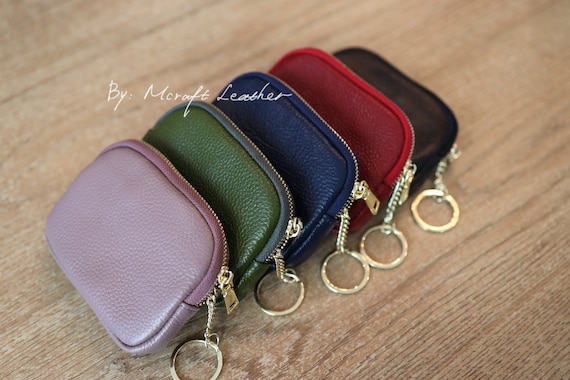 New! Keychain Wallet New! Lavender Tri-Color (Smooth)