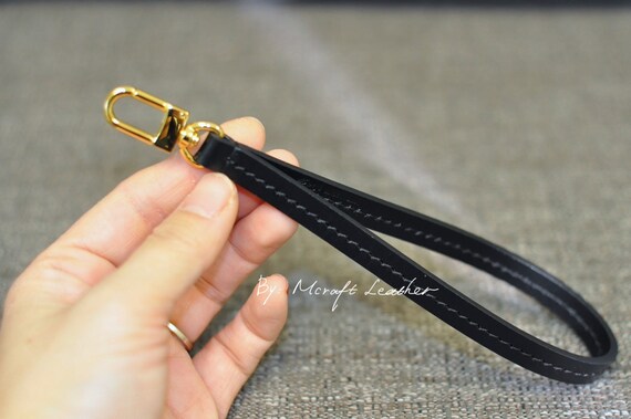 Mcraft® Vachetta Leather Wristlet Strap for Pochette Wallet 