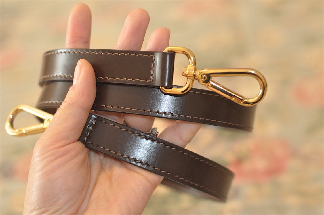 Dark Brown Leather Suede Purse Strap 1 Crossbody – Feature