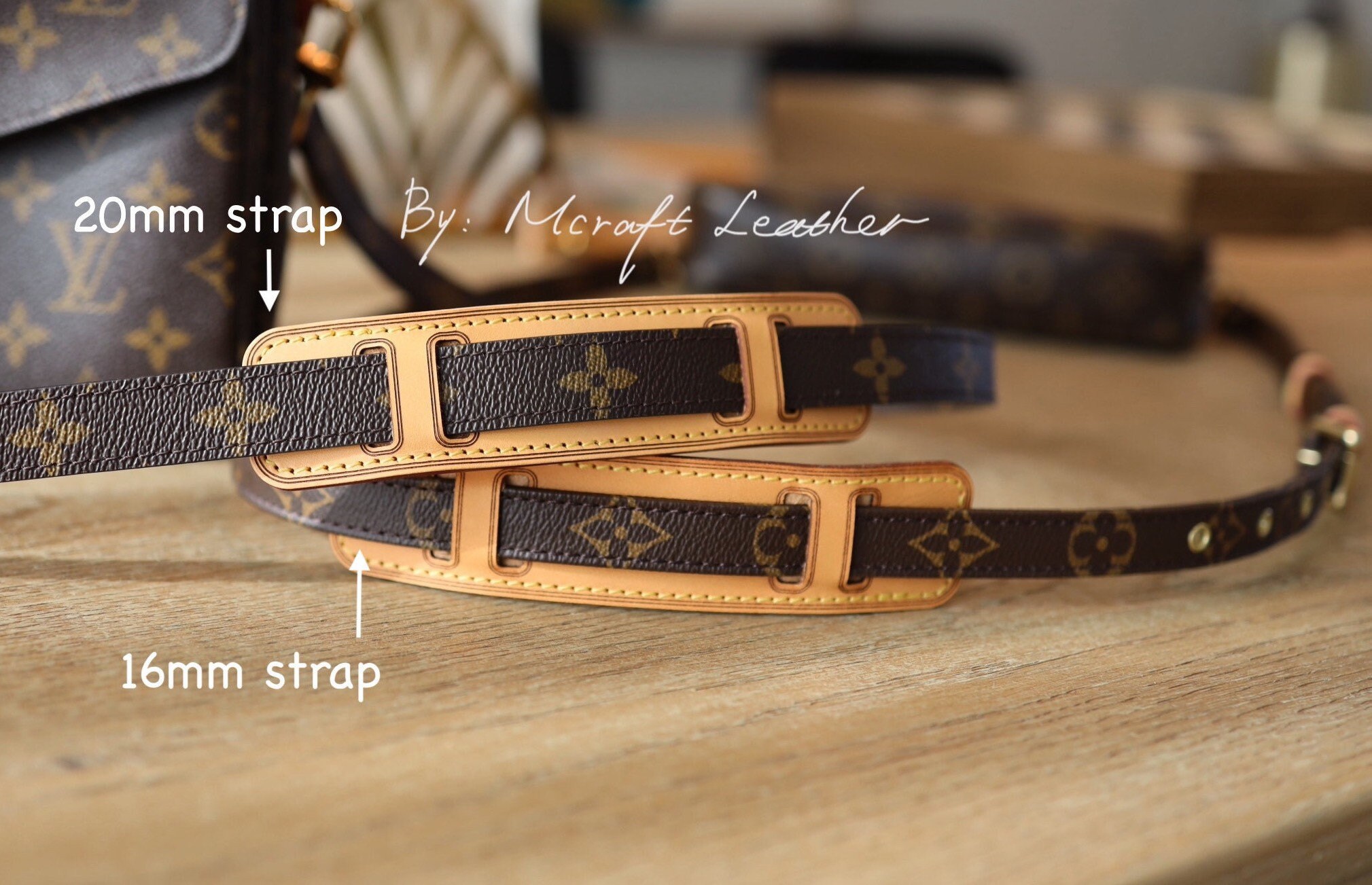 Mcraft® Handcrafted Patina Treated Vachette Leather Zipper 