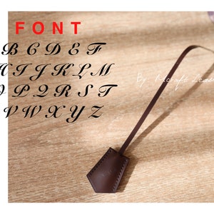 Bijou de sac à main clochette en cuir marron personnalisé Mcraft®, compatible avec Damier ebene speedy neverfull gracieux, etc.