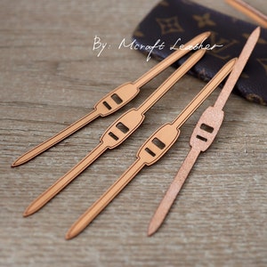 Mcraft® vachetta leather zipper pull zipper protector made for the zipper on multi pochette accessories, NM, mini, toiletry etc.