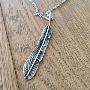 Stainless Steel Long Oversized Dimensional Tribal Feather - Etsy