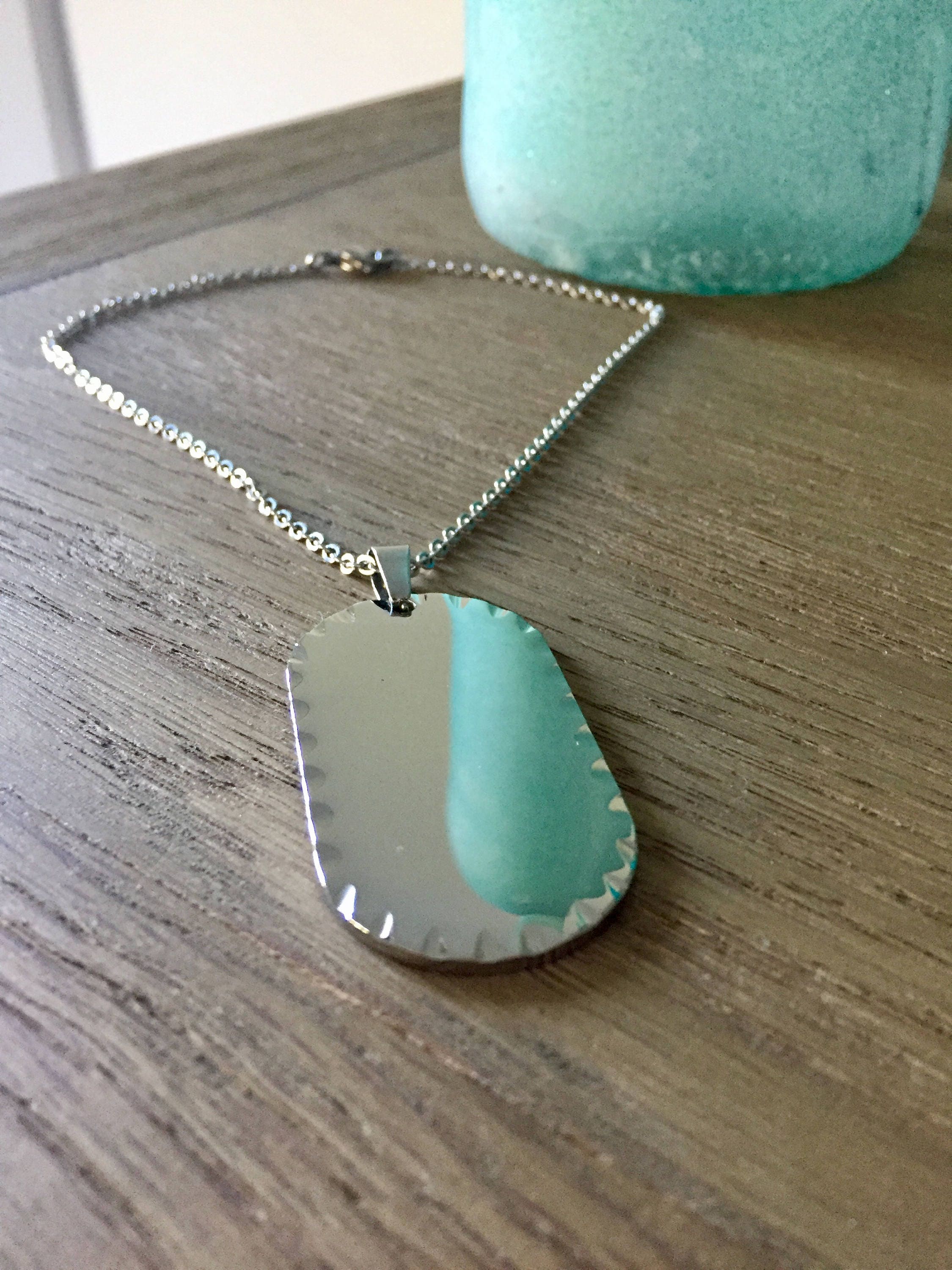 Tensity 50cm Stainless Steel Dog Tag Unisex Necklace Elegant Jewellery