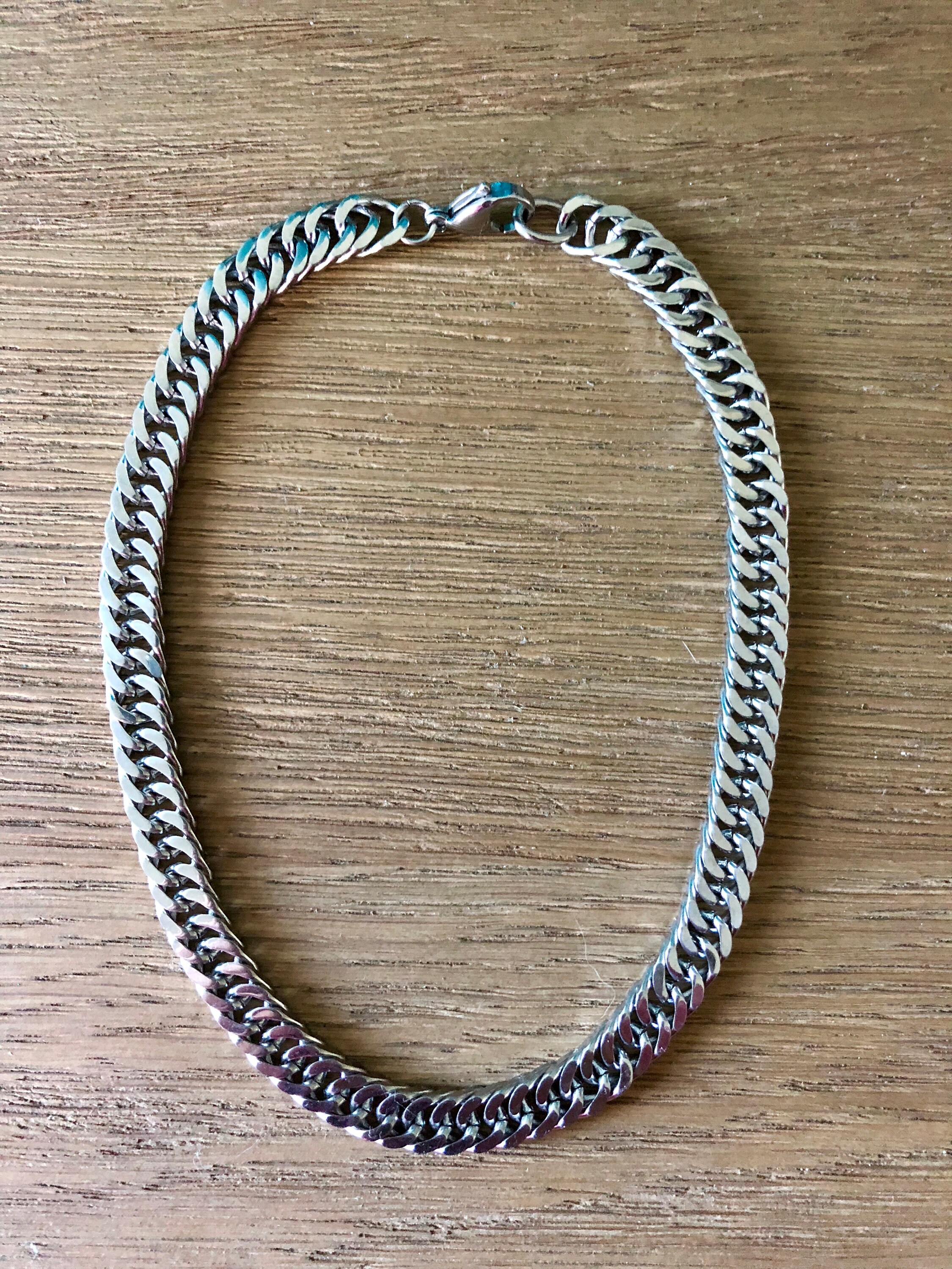 thumbnail image 2 of Heavy 316L Stainless Steel Big O Link Chain Necklace For Men - 24 Inch, 14mm 2 of 4