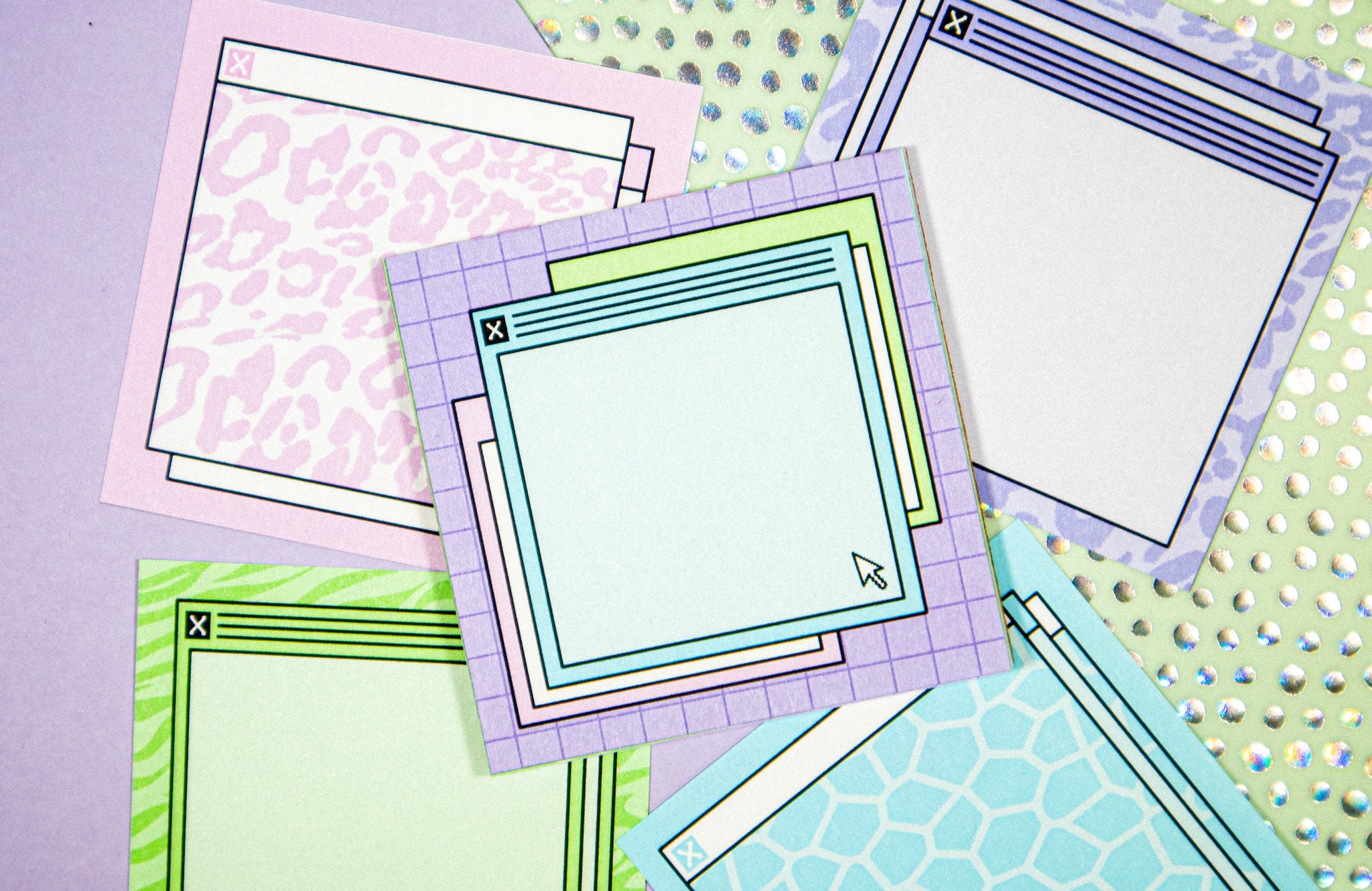 Y2K Aesthetic Memo Pad Cute Memo Pad Aesthetic Notepad Cute Etsy