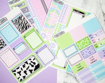 Y2K Planner Sticker Kit, Weekly Planner Kit, Erin Condren Sticker Kit, ECLP, Windows 98, Planner Stickers Aesthetic, Planner Stickers Cute