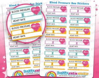 Stickers moniteur de pression artérielle et de fréquence cardiaque/planificateur de santé