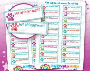 20 pegatinas adorables para citas con el veterinario (gatos, perros y otros animales)