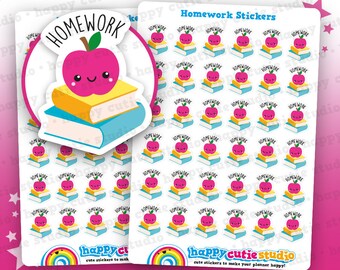 homework planner 36 Cute Homework Planner Stickers