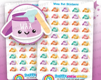 50 Cute Wax/Beauty/Appointment Planner Stickers