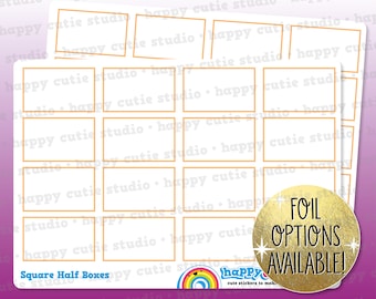 16 Cute Half Box/Functional/Practical Planner Stickers