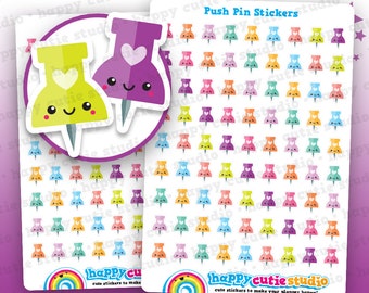 Push Pin Planner Stickers - Etsy