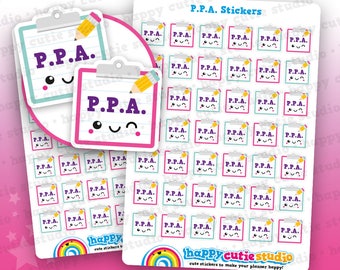 42 Cute PPA/Teacher/College/School Planner Stickers