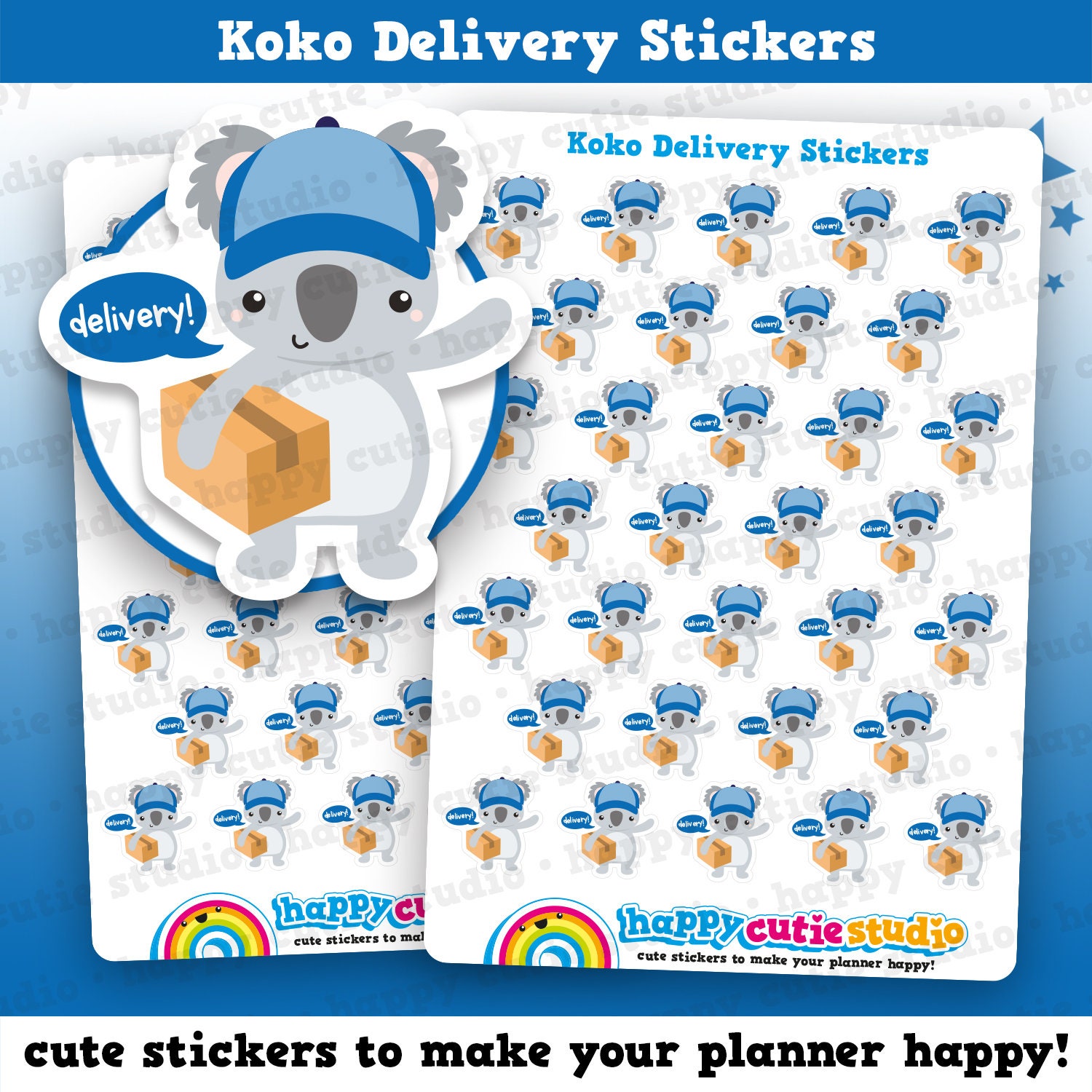 32 Cute Koko the Koala Delivery/parcel/package Planner Etsy