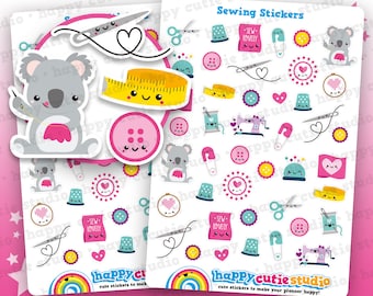 43 Cute Sewing Planner Stickers