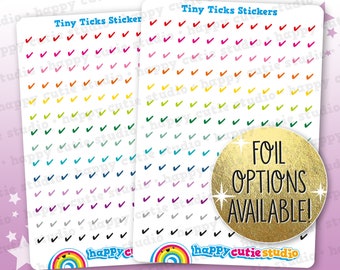 168 Cute Tiny Ticks/Functional/Practical Planner Stickers