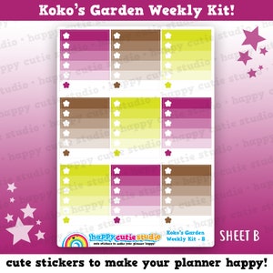 Koko's Garden/Gardening Weekly Kit, Planner Stickers image 3