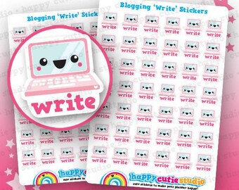 42 Cute Blogger / Blogging / Write Planner Stickers