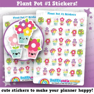 Flower Sticker Sheet Tiny Stickers, Cute Stickers, Planner