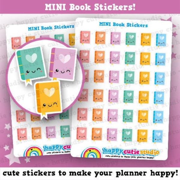 36 Cute Book/Reading Planner Stickers