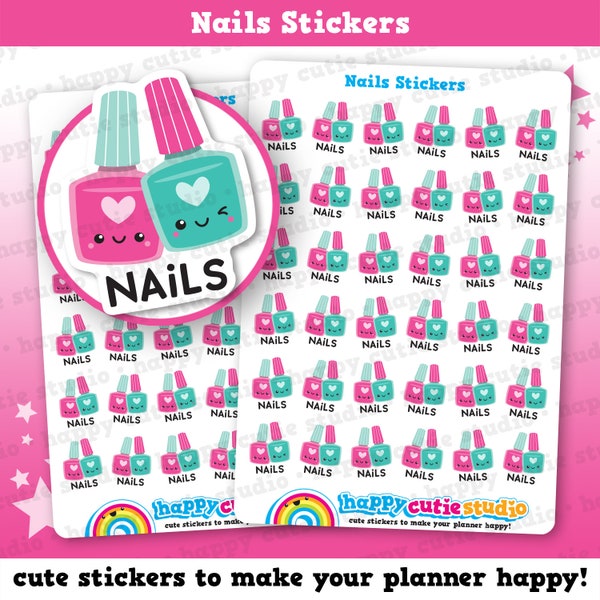 36 Leuke Nagels/Lak/Vernis/Manicure/Pedicure Planner Stickers