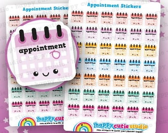 42 Cute Appointment/Calendar/Schedule Planner Stickers