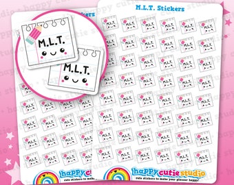 48 Cute MLT/Staff Meeting/School Planner Stickers