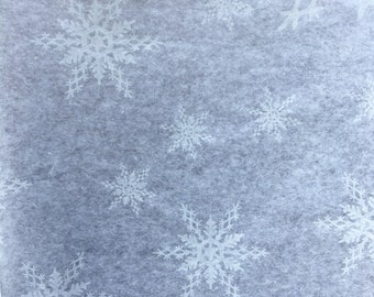 Christmas snowflake tissue paper - “crisp, white and so festive” *perfect for your Christmas gifts