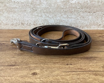 Leather dog leash, leather leash for dogs