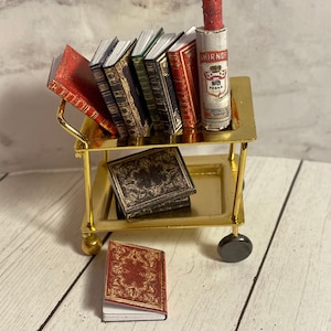 Set of 3 1:12 scale miniature books dollhouse accessories miniature books