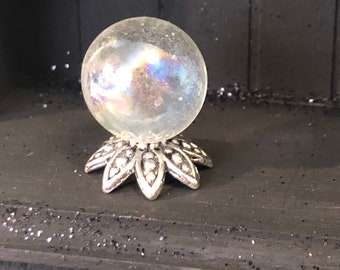 Dollhouse Miniature Crystal Ball, Fortune Teller Decor, Witchy Vibes