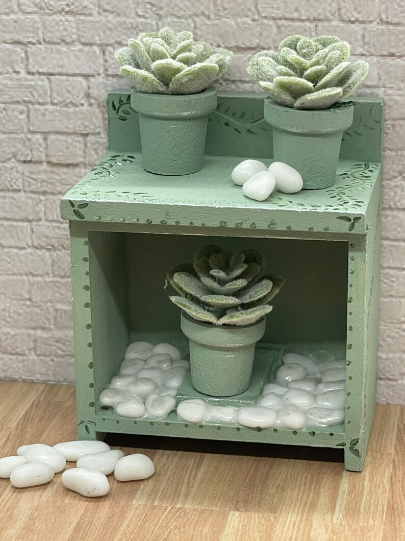 Green Thumb Garden Table Miniature Table Succulent Mini Table - Etsy