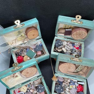 crow confetti Box goblincore box cottagecore gift treasure chest naturecore fairy loot box image 3