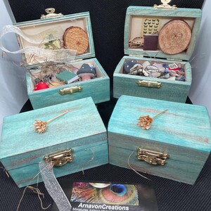 crow confetti Box goblincore box cottagecore gift treasure chest naturecore fairy loot box image 5