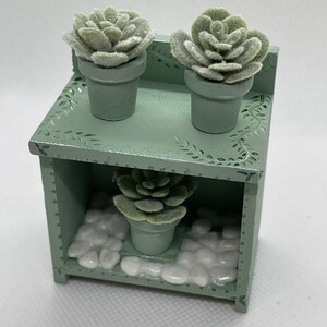 Image showcasing Green Thumb Garden Table Miniature Table Succulent Mini Table - Etsy
