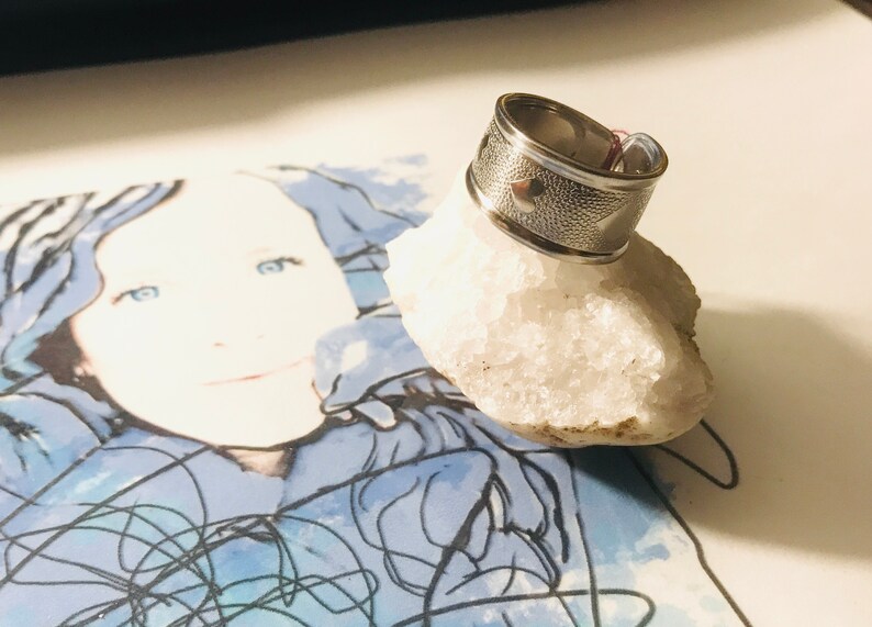 Hearts Ring Thumb Ring Heart Design Ring Finger Ring Spoon Ring