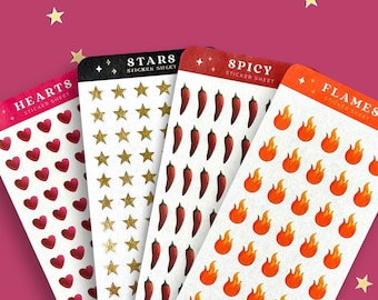 Book Rating Sticker Sheet Set