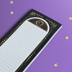 Sun & Moon List Notepad