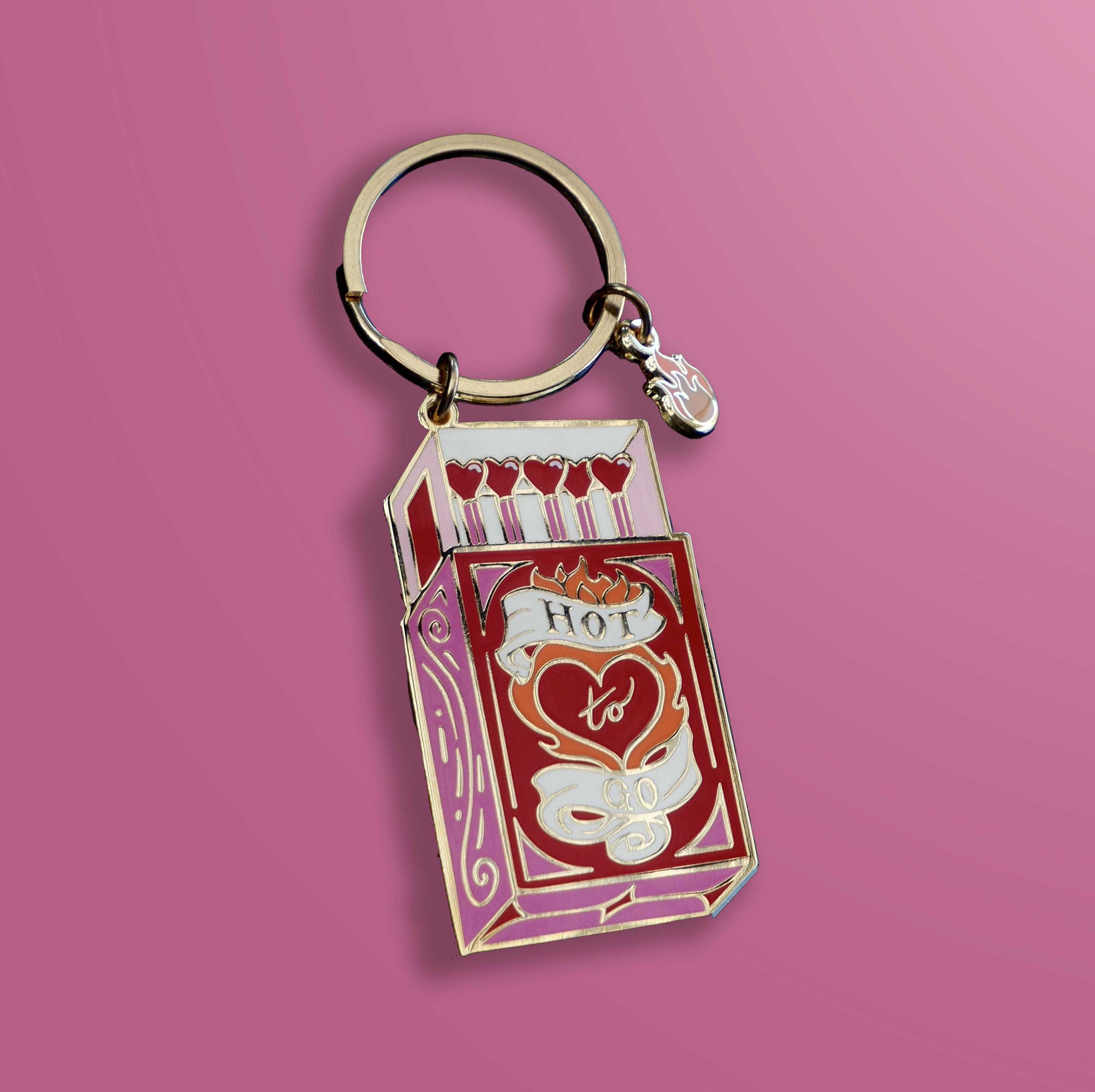 Hot to Go Matchbox Keyring Israel - Main Image
