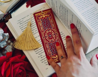 Once Upon a Time Bookmark - Crimson