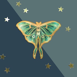 Luna Moth Sticker