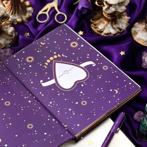 Magic Tarot Journal - Lined Dotted Blank Notebook - The Quirky Cup Collective