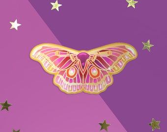 Effervescent Moth Sticker -Small